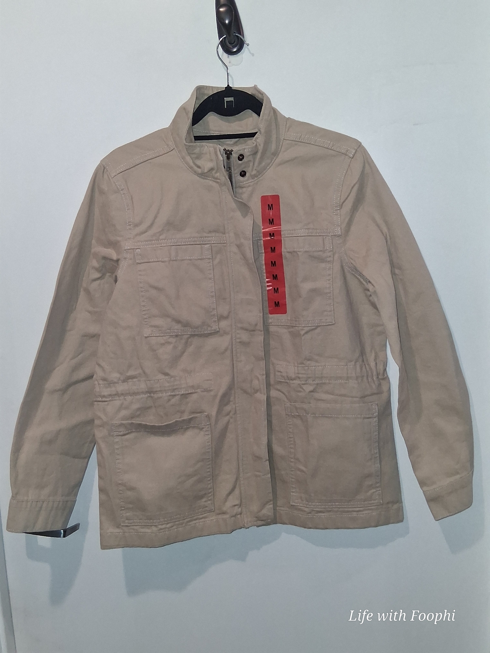 Vintage America Beige Utility Jacket